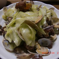 慎＆祐ママ's cooksnap of when they made 春キャベツとあさりの蒸し煮.