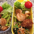 ねみねみ's cooksnap of when they made アスパラガスとエビのオイマヨ炒め.