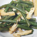 moeoke's cooksnap of when they made 長豆？の醤油炒め♪.