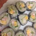 51エリア's cooksnap of when they made 節分の恵方巻きに！七福海鮮サラダ巻き.