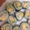 51エリア's cooksnap of when they made 節分の恵方巻きに！七福海鮮サラダ巻き.