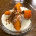 meggg＊'s cooksnap of when they made 柿ヨーグルトシナモンかけ.