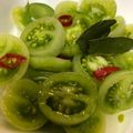 クック3GR5EN☆'s cooksnap of when they made 超カンタン☆青トマトのピクルス.