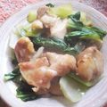 みよ～'s cooksnap of when they made 簡単★鶏肉と青梗菜のオイスターソース炒め.