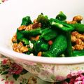 yangpa's cooksnap of when they made つるむらさきとオクラのネバネバ納豆和え.