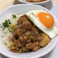 フジぽん's cooksnap of when they made 豚ロースでトンテキ目玉焼きのせ丼☆.