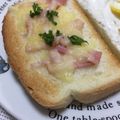 フジぽん's cooksnap of when they made 超簡単！ベーコンとチーズのトースト.