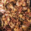 Mayumi731's cooksnap of when they made 食欲が湧く！白菜とひき肉☆あんかけ丼.