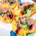 ☆３匹の子ぶた☆'s cooksnap of when they made お弁当♡チキンナゲットのお好み焼き風✿.