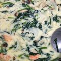 あすみんたも's cooksnap of when they made 鮭とほうれん草のクリーム煮.