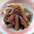 ☆３匹の子ぶた☆'s cooksnap of when they made 常備菜♡こんにゃくと昆布佃煮のつくだ煮♡.