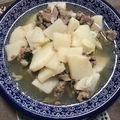 Faiza's cooksnap of when they made 豚トロと長芋のホクホク塩麹煮.