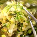 MicaN118's cooksnap of when they made ゆで白菜の胡麻酢和え.