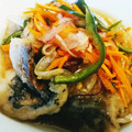 naki1227's cooksnap of when they made 野菜たっぷり～鯵の南蛮漬け(*^^๓).