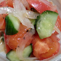 レオミウ's cooksnap of when they made トマトときゅうりのナムル風サラダ.