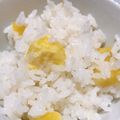 ピーチティー♪'s cooksnap of when they made こどもと食べる！さつまいもごはん.