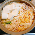 ゆき５'s cooksnap of when they made めんつゆを使った●鶏もも肉煮込みうどん鍋.