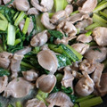 フカマチ's cooksnap of when they made 砂肝と小松菜の炒めもの.