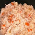 crystaI's cooksnap of when they made コストコロティサリーチキンで炊き込みご飯.