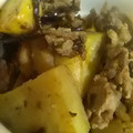 split's cooksnap of when they made レンジで簡単さつまいもと豚肉の塩昆布蒸し.