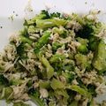 ゴンべ007's cooksnap of when they made 幼児食 ブロッコリーとササミのごま和え.