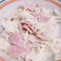 みっくママ's cooksnap of when they made 幼児食 キャベツとカニカマのサラダ.