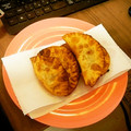 Team8R's cooksnap of when they made 餃子の皮とりんごで！揚げりんごパイ.