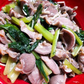 ❀まいねこ❀'s cooksnap of when they made 簡単!☆砂肝と小松菜の中華炒め.