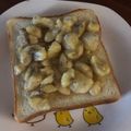 なーなちゃん's cooksnap of when they made カラメル(風!!)のバナナのトースト♬♫.