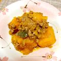 ✳︎みるき〜✳︎'s cooksnap of when they made カボチャと合挽き肉のそぼろ煮.