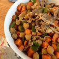 ぐり坊さん's cooksnap of when they made お豆ちゃんゴロゴロ♡豚肉の旨うま炒め.