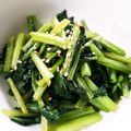 ♡こもれび♡'s cooksnap of when they made 小松菜の創味シャンタン炒め.