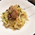 アジノリ's cooksnap of when they made つまみに最高♡焼豚ともやしのネギ塩ナムル.