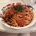 komugiko4's cooksnap of when they made ナスとひき肉のコク旨トマトソースパスタ.