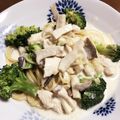 ハムライス's cooksnap of when they made ◆簡単♡ささみのクリームスパゲッティ◆.
