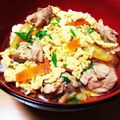 藤の華's cooksnap of when they made つゆだく～！簡単美味しい親子丼.