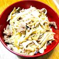 紅嶋瑪瑙's cooksnap of when they made 簡単！舞茸牛丼….