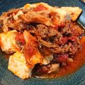 クックるんるん☆'s cooksnap of when they made 牛肉と豆腐と茸のトマト煮.