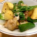 家庭菜園好き's cooksnap of when they made 豚肉とレンコンとさつまいもポン酢炒め.