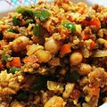 ひろたか４１'s cooksnap of when they made 豆腐のカレーピラフ風.