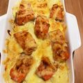 はるとんmam's cooksnap of when they made 鮭とじゃがいものマヨチーズ焼き.