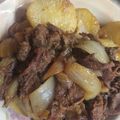 junko6075's cooksnap of when they made 牛肉と大根の煮物.