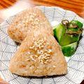 篠岡ダイナー's cooksnap of when they made ゴマ醤油のおにぎり☆オンチーズ.