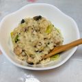 15dolphin's cooksnap of when they made vol.16 さば缶和風豆乳リゾット.