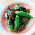 ☆３匹の子ぶた☆'s cooksnap of when they made 簡単 もう1品に最適オクラと海苔の和え物.