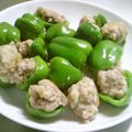 ひんべえ's cooksnap of when they made ピーマンの肉詰め.