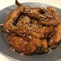 しゅうと母's cooksnap of when they made ﾍﾙｼｰ　ｵｰﾌﾞﾝで甘辛手羽先.