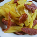 にゃ★にゃ's cooksnap of when they made じゃがいもとソーセージのマヨ炒め.