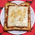 こげ岡's cooksnap of when they made ♡納豆キムチーズトースト♡.