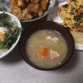 よちりん's cooksnap of when they made 冬瓜汁☆冬瓜と鶏のみそ汁.